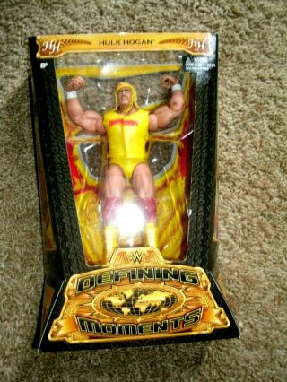 Wwe Mattel Wwe Defining Moments Hulk Hogan Figure In Packageg