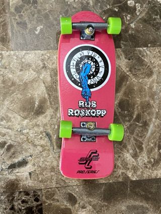 2013 Tech Deck The Simpsons “ Santa Cruz Ros Skateboard Finger Deck Rare Nib