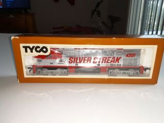 Vintage Tyco Sliver Streak 4301 Diesel Locomotive