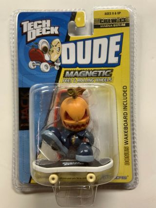 2002 Tech Deck Dude Skate Crew 13 Magna Series Jack - - Rare