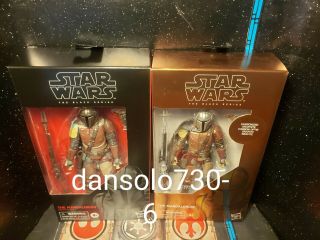 Star Wars Black Series 6 " The Mandalorian 94 Combo With Carbonized