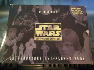 Star Wars Ccg Introductory Two - Player Game Premiere 1995 By Parker Brothers