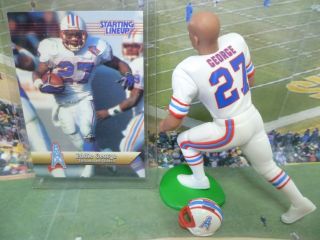 1998 EDDIE GEORGE - Starting Lineup - SLU - (CD) Figure and Card - Tenn.  Oilers 3