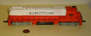 Tyco Ho Scale Illinois Central Gulf Diesel Engine 4301 For Model Train Layouts