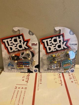 Tech Deck Series 13 Ultra Rare Set Finesse Sonic The Hedgehog,  Blind