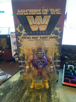 Mattel 2019 Masters Of The Wwf Universe Macho Man Randy Savage Wrestling Figure