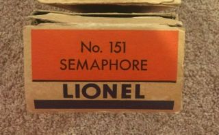 Postwar Lionel 151 Automatic Semaphore