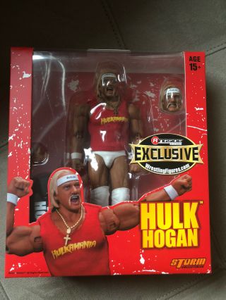 Wwe Storm Collectibles Hulk Hogan Ringside Red 1 Of 1000 Hard To Find