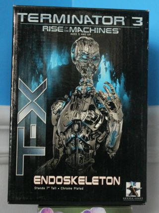 Terminator 3 Statue Bust T - X Endoskeleton Gentle Giant.