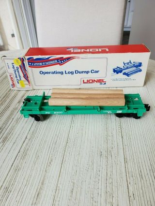 Lionel 6 - 9300 Operating Log Dump Car