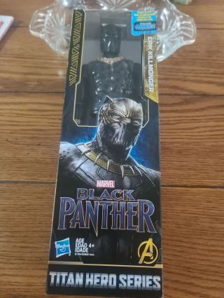 Black Panther Marvel Erik Killmonger 12 " Titan Hero Series Figure -