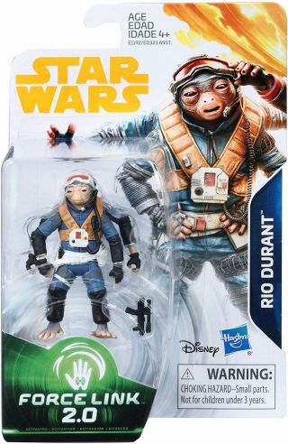 Rio Durant - 3.  75 " Series Figure - Star Wars Force Link 2.  0