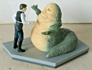 Star Wars Figurine Han Solo & Jabba The Hutt Applause Jumbo Pvc Figures 1997
