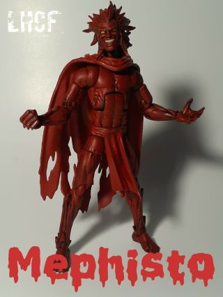 Custom Marvel Legends Mephisto Action Figure By Lefthookcustomfigs