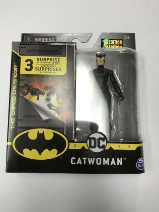 Spin Master Dc The Caped Crusader Catwoman 4 " Figure Htf Rare