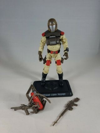 Gi Joe 25th Anniversary Cobra Trooper Flamethrower Specialist Loose Complete