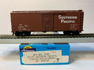 Ho Athearn Blue Box 40’ Boxcar Southern Pacific,  Sp 128543