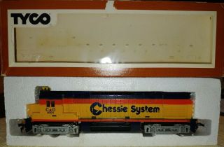 Tyco Ho Chessie System C&o Powered Diesel Locomotive 4301 See Ad.  (15d)