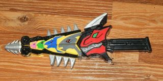 Mighty Morphin Power Rangers Dino Battle Sword W/ Kentrosaurus Charge Toy