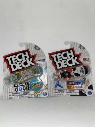 Tech Deck Blind Ultra Rare Papa Reaper And Sonic The Hedgehog - Set