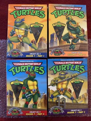 Teenage Mutant Ninja Turtles 25th Anniversary Season 7 Box Set With Figures