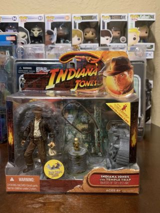 Indiana Jones With Temple Trap Raiders Of The Lost Ark