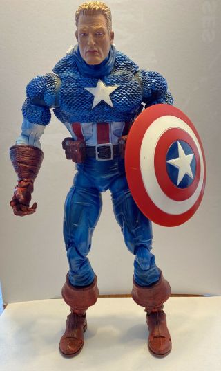 Marvel Legends Captain America Unmasked 12 " Icons Toy Biz
