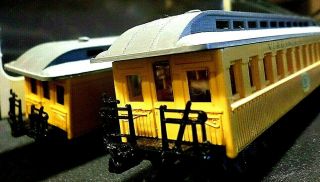 Ho Scale Pocher Italy V.  & T.  R.  R.  Baggage & 38 Combine Old Tyme Passenger Coaches