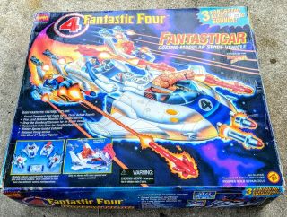 Toy Biz 1995 Fantastic Four Fantasticar Marvel Action Hour Animated Series