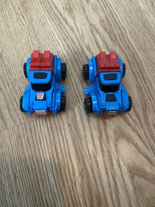 2 Vintage 1986 Transformers Mini Vehicle Autobot Gears
