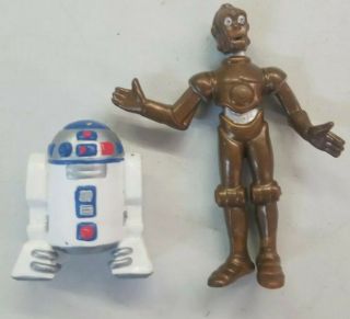 Rare Vintage Star Wars Droids And Ewoks Animated Cartoon C - 3po,  R2 - D2 Lfl