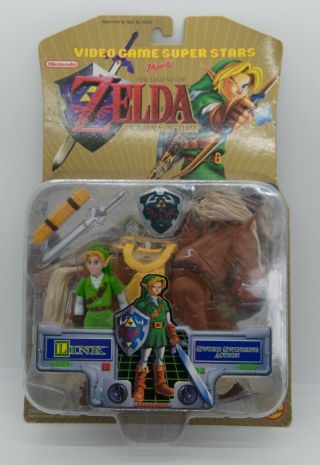 Nintendo Video Game Stars - The Legend Of Zelda Link & Epona.
