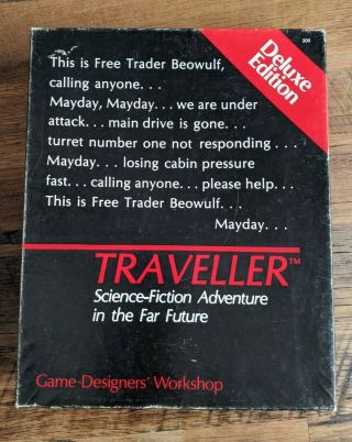 Traveller: Science Fiction Adventure In The Far Future Deluxe Edition Rpg 1981
