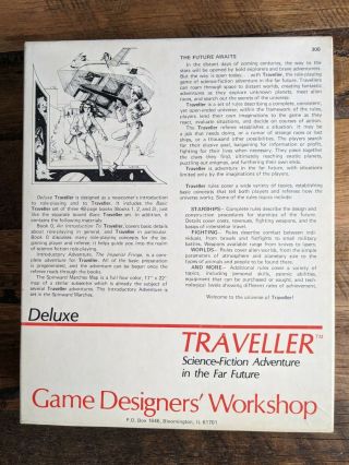 Traveller: Science fiction Adventure in the Far Future Deluxe Edition RPG 1981 2
