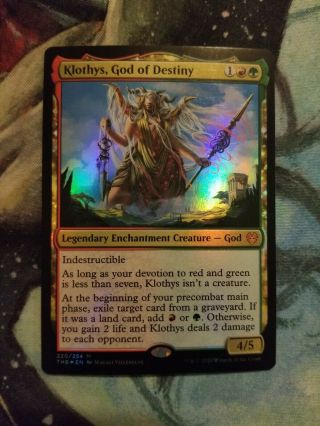 Klothys God Of Destiny Foil 50 Off $30,  Magic The Gathering Mtg Card - Thb