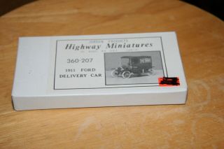 Ho Jordan Highway Miniatures Ho Kit 207 Ford Delivery Car From Estate