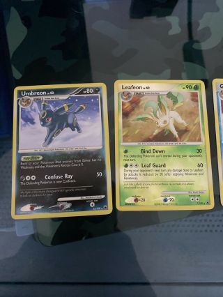 Umbreon Leafeon And Glaceon Pokemon Cards