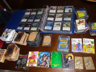Binder Full Of Magic Cards Plus More Magic,  Sports,  Marvel And Other Cards
