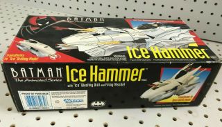 Batman The Animated Series Ice Hammer Vehicle Blasting Drill in Orig Box 2
