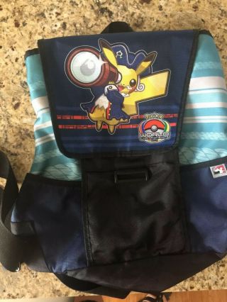 Pokemon Worlds Championship 2015 Backpack Pikachu Sling Bag