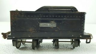 Antique Vintage Lionel Lines Black Train Car O Scale Metal