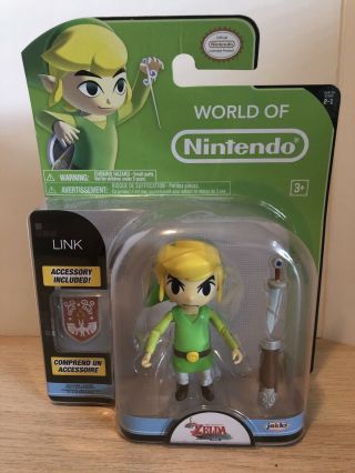 World Of Nintendo Link (wind Waker) Action Figure Legend Of Zelda