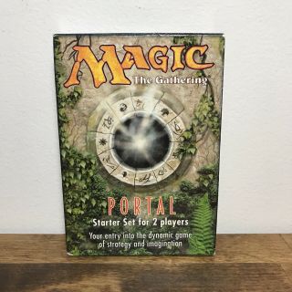 Vintage 1997 Magic The Gathering Portal Two Player Starter Set Never Played Mtg