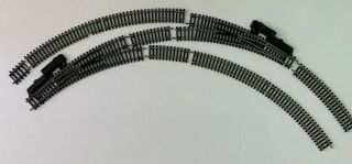 Set Of Hornby Oo Gauge Curved Track With Motorized Crossover Points