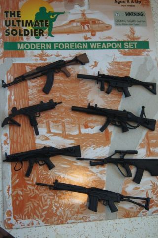 The Ultimate Soldier Modern Foreign Weapon Set By 21st Century Toys
