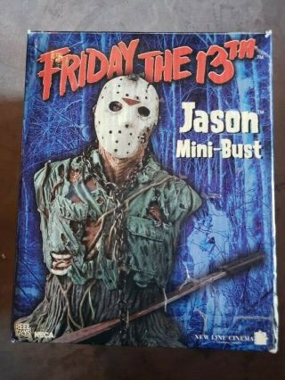 Neca Friday The 13th Jason Vorhees 6 " Resin Mini - Bust Collectible