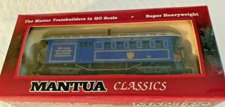 Mantua - Ho Scale No.  719525 Wooden Passenger Cars B & O 1890 Coach