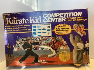 The Karate Kid Remco Competition Center With Referee 1986 Rare 80’s Toy
