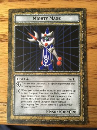 Yugioh Dungeon Dice Monsters Ddm Dungeondice Mighty Mage Card Only