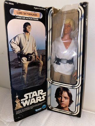 Vintage Star Wars 1978 Kenner 12 Inch Luke Skywalker Action Figure